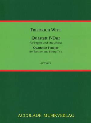 Friedrich Witt: Quartett F-Dur
