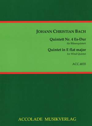 Johann Christian Bach: Quintett Nr. 4 Es-Dur