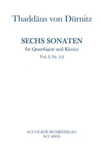 Thaddäus Duernitz: 6 Sonaten Bd. 1