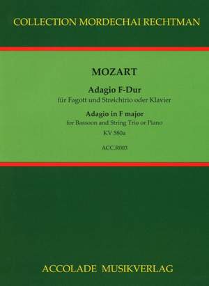 Wolfgang Amadeus Mozart: Adagio Kv 580A F-Dur