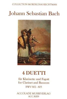 Johann Sebastian Bach: 4 Duetti Bwv 802-805