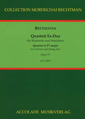 Ludwig van Beethoven: Quartett Es-Dur Op. 71
