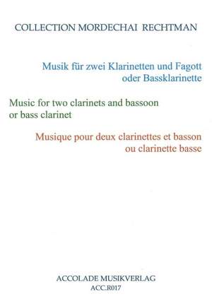 Musik Für 2 Klarinetten und Fagott
