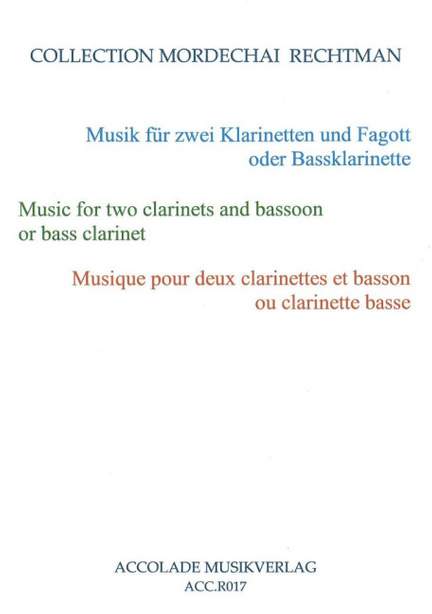Musik Für 2 Klarinetten und Fagott | Presto Music