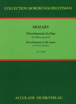 Wolfgang Amadeus Mozart: Divertimento Kv 439B,1