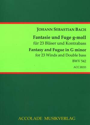 Johann Sebastian Bach: Fantasie und Fuge G-Moll Bwv 542