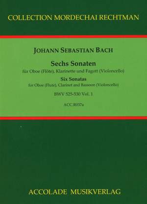Johann Sebastian Bach: 6 Triosonaten Bwv 525-530 Vol. 1