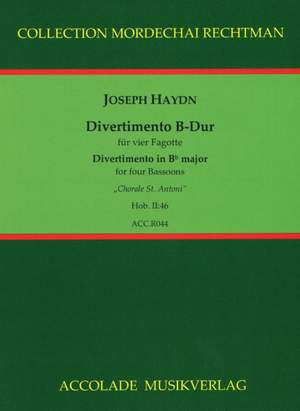 Franz Joseph Haydn: Divertimento B-Dur Choral St. Antoni