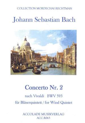 Concerto Nr. 2 D-Moll Bwv 593 Nach Vivaldi