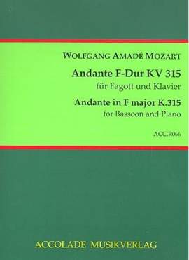 Wolfgang Amadeus Mozart: Andante F-Dur Kv 315