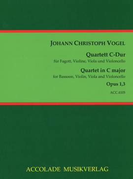 Johann Christian Vogel: Quartett C-Dur Op. 1-3
