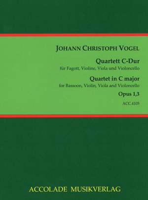 Johann Christian Vogel: Quartett C-Dur Op. 1-3