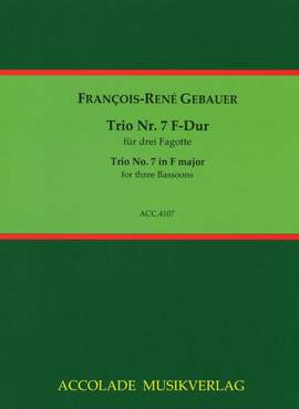 François-René Gebauer: Trio Nr. 7 F-Dur