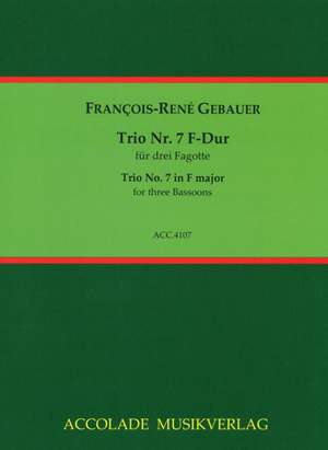 François-René Gebauer: Trio Nr. 7 F-Dur