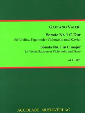 Gaetano Valeri: Sonate Nr. 1