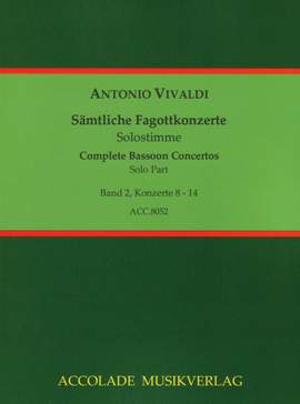 Antonio Vivaldi: Sämtliche Fagottkonzerte