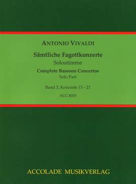Antonio Vivaldi: Sämtliche Fagottkonzerte