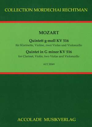 Wolfgang Amadeus Mozart: Quintett G-Moll Kv 516