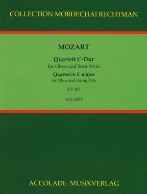 Wolfgang Amadeus Mozart: Quartett C-Dur Kv 285