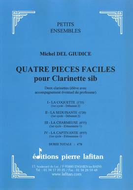Michel Del Giudice: Quatre Pieces Faciles