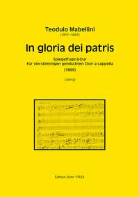 Mabellini, T: In gloria dei patris