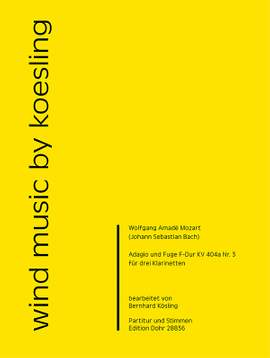 Mozart, W A: Adagio und Fuge F major K.404a/3