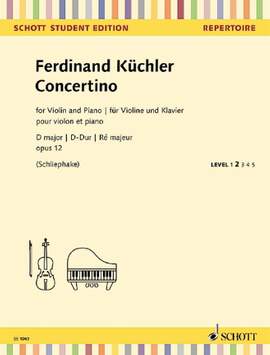 Kuechler, F: Concertino D-Dur D major op. 12