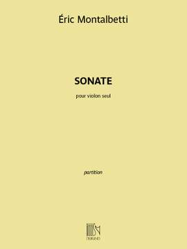 Eric Montalbetti: Sonate