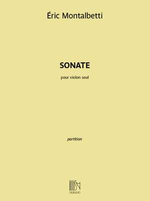 Eric Montalbetti: Sonate
