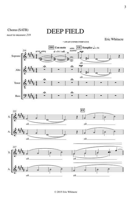 Eric Whitacre: Deep Field