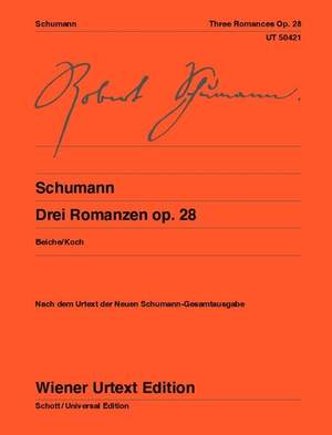 Schumann, R: Drei Romanzen op. 28