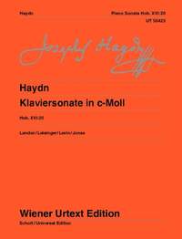 Haydn, J: Piano Sonata C Minor Hob XVI:20