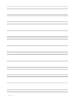 Papier à musique 12 portées