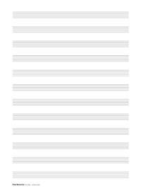 Papier à musique 12 portées