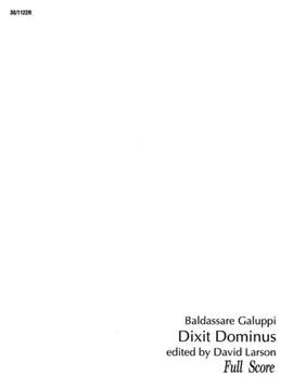 Baldassare Galuppi: Dixit Dominus