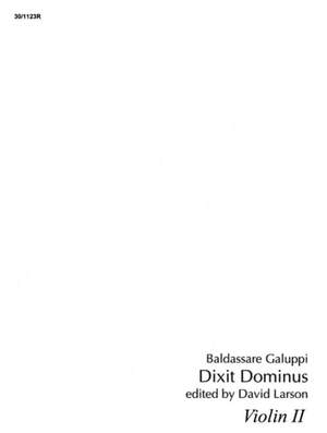 Baldassare Galuppi: Dixit Dominus