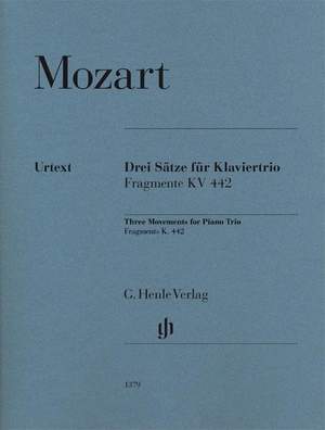 Mozart, W A: Three Movements for Piano Trio