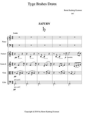 Kasberg Evensen, Bernt: Tyge Brahes Drøm for piano quintet