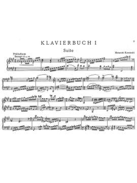 Kaminski, Heinrich: Piano Book in 3 Volumes (complete, hard cover)
