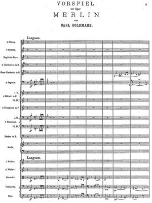Goldmark, Carl: Merlin, overture