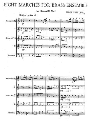 Cherubini, Luigi: Eight Marches for Brass Ensemble