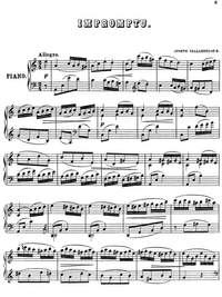 Callaerts, Joseph: Impromptu in a, opus 6 & Caprice in f, opus 8 for piano solo