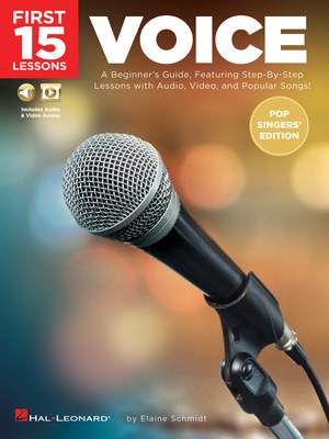 Elaine Schmidt: First 15 Lessons - Voice (Pop Singers' Edition)
