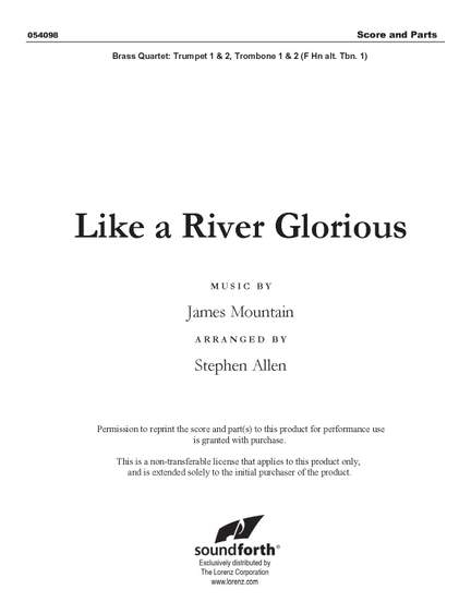 Stephen Allen: Like A River Glorious