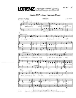 Lani Smith: Come, O Precious Ransom, Come
