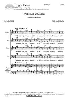Uzee Brown: Wake Me Up, Lord