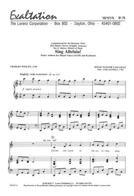 Susan Naylor Callaway: Sing Alleluia