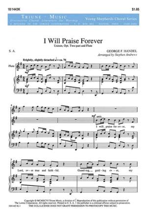 Stephen Andrews: I Will Praise Forever