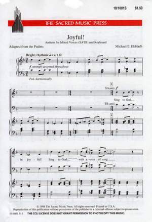 Michael E. Ekbladh: Joyful
