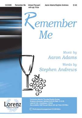 Aaron Adams: Remember Me